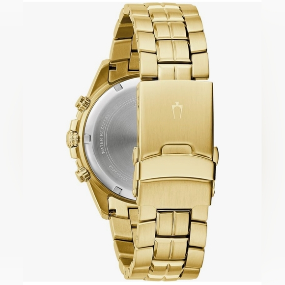 Bulova Men\'s Marine Star Gold Chronograph Watch